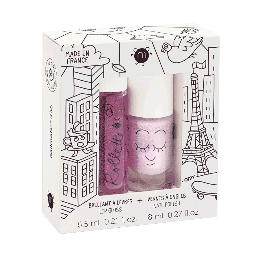 Coffret Vernis à L'eau+ Brillant à Lèvres Kids - Nailmatic – Image 2