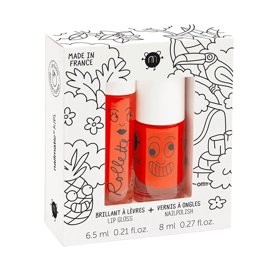 Coffret Vernis à L'eau+ Brillant à Lèvres Kids - Nailmatic