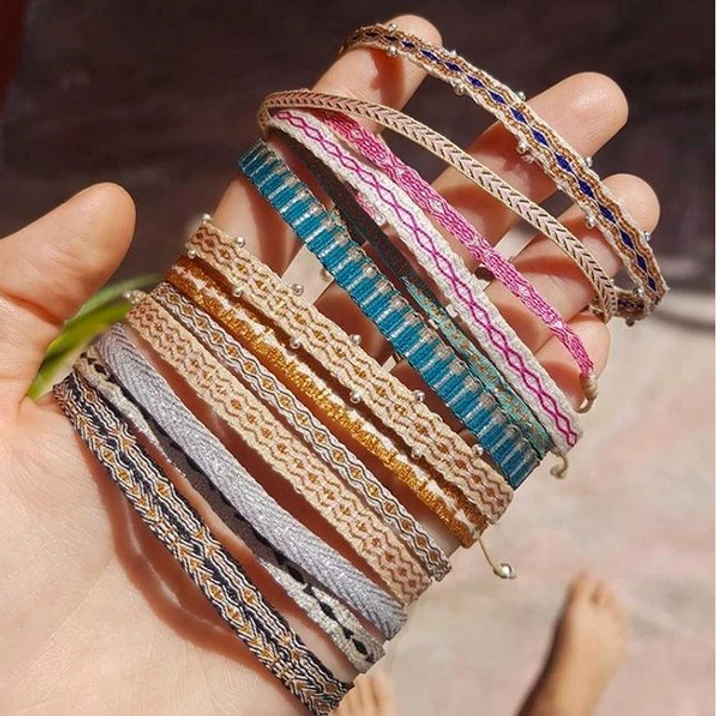 Bracelet Tressé Grand Rouge - Mazonia – Image 4