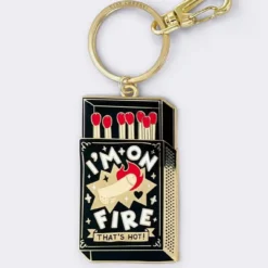 Porte-clés - Je Suis En Feu ! "I'm On Fire !" - Dicks Don't Lie