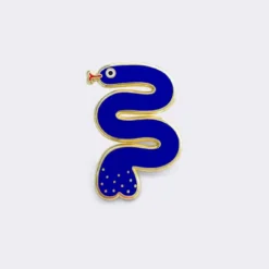 Broche Pin's Serpent Bleu Coquin - Dicks Don't Lies