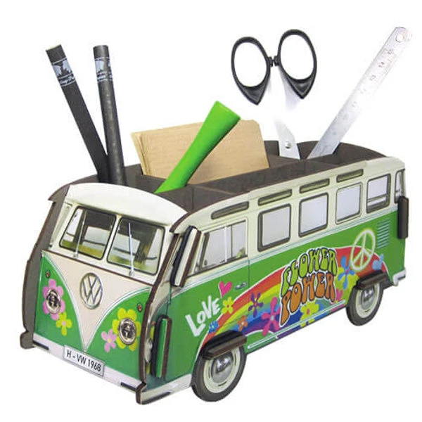 Pot Ă Crayon Van Volkswagen Combi Hippie - Werkhaus
