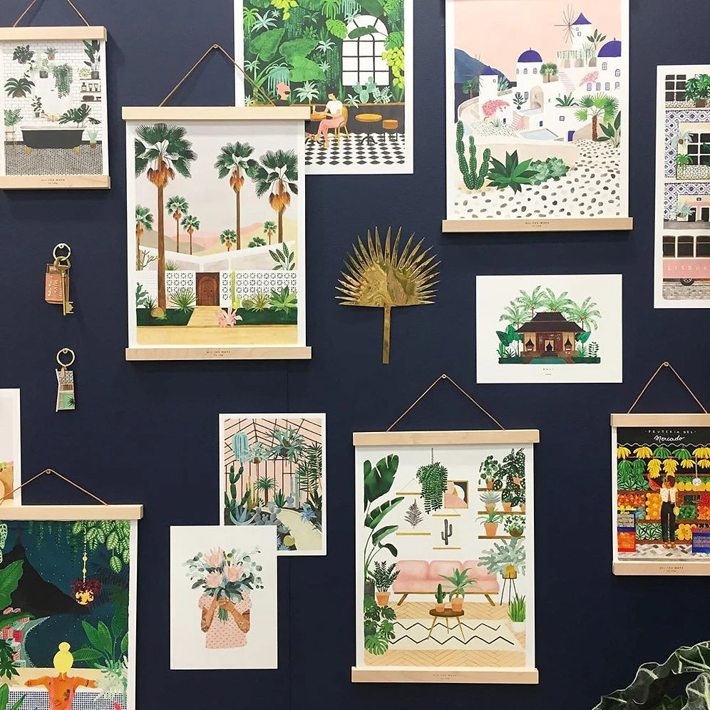 Carte Postale Happy Birthday Pink Forest - All The Ways To Say – Image 3