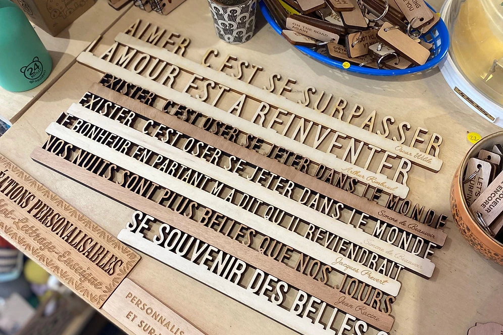 Phrases Et Citations En Bois – Image 3