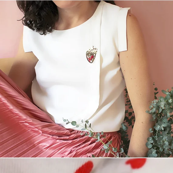 COEUR BATTANT - PIN'S - Christelle Dit Christensen – Image 3