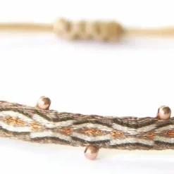 Bracelet Perlé Marron Clair - Mazonia