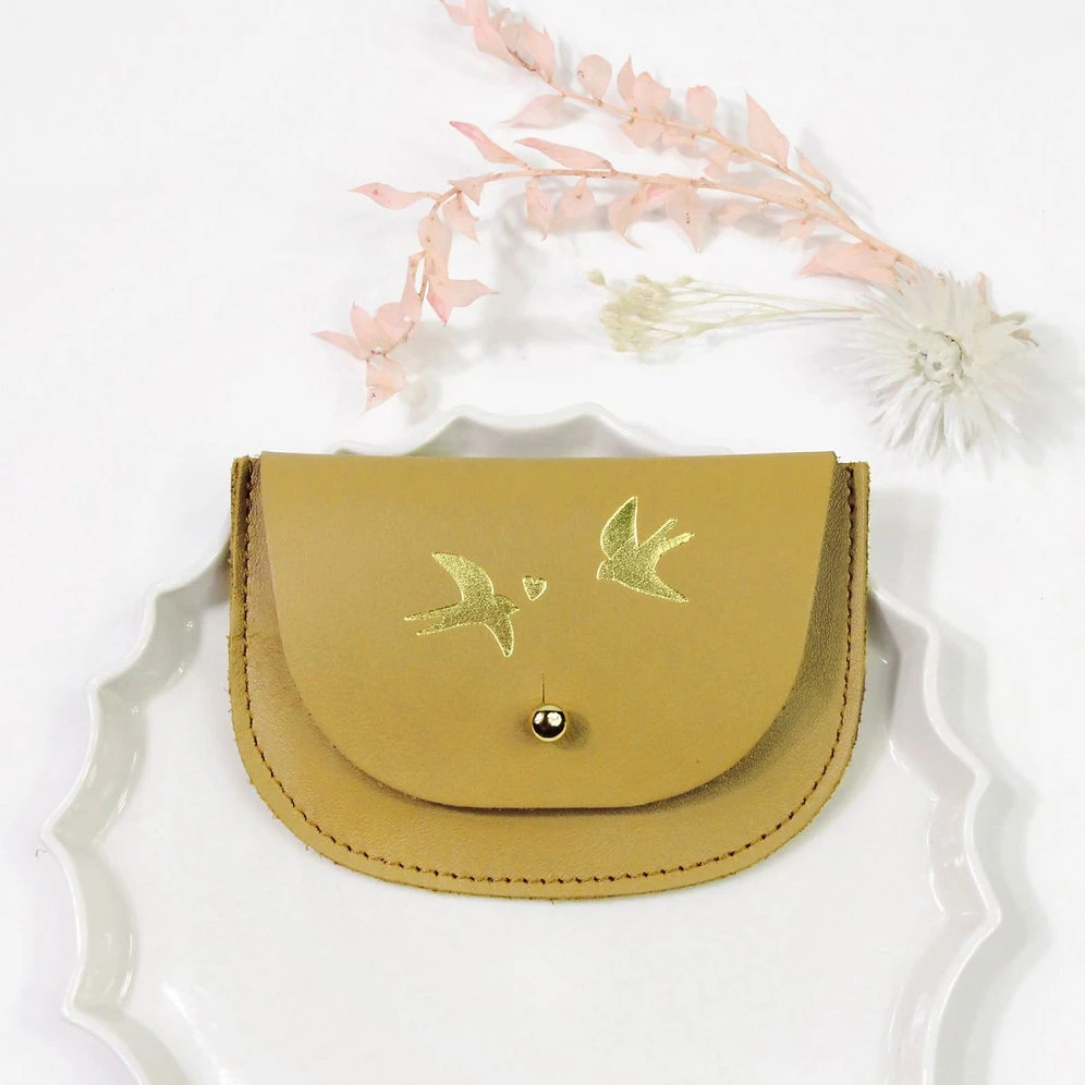 Porte-monnaie Hirondelle - Barnabé Aime Le Café – Image 2