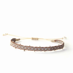 Bracelet Perlé Marron Foncé - Mazonia