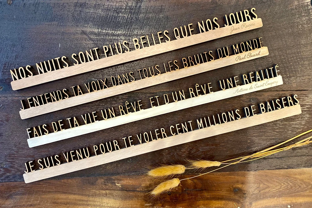 Phrases Et Citations En Bois