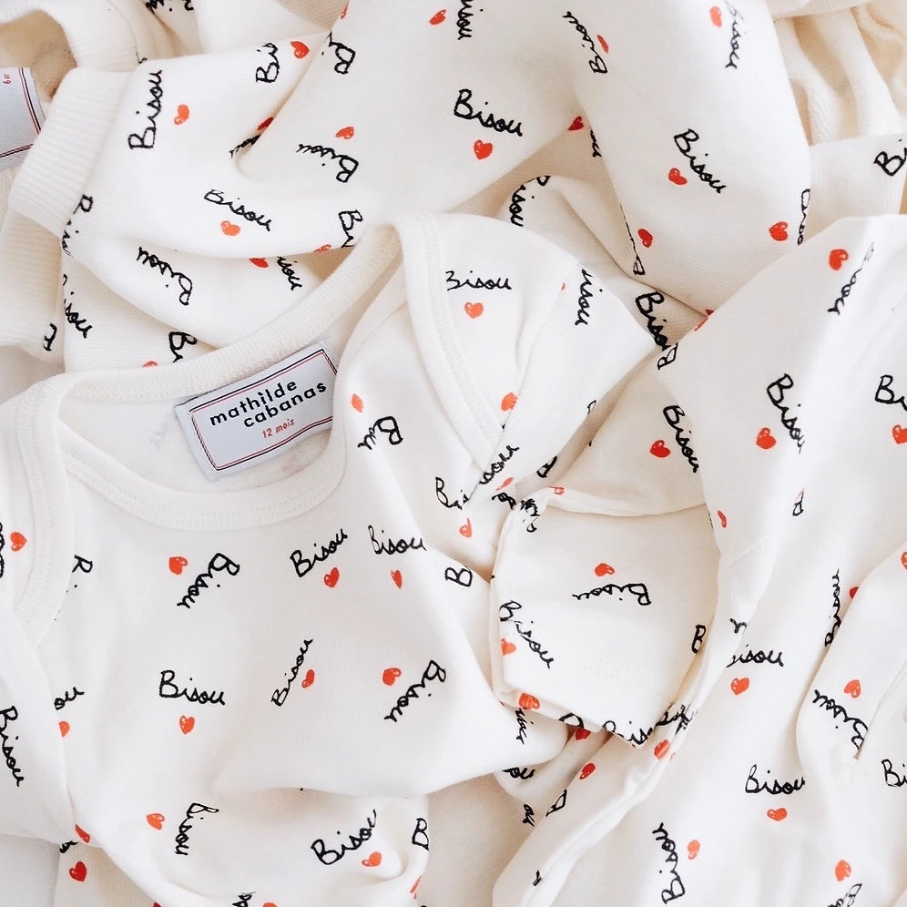 Combi Courte Bisou En Coton Bio - Mathilde Cabanas – Image 5