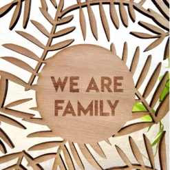 Décoration Murale En Bois Personnalisable Jungle - Découpe Laser