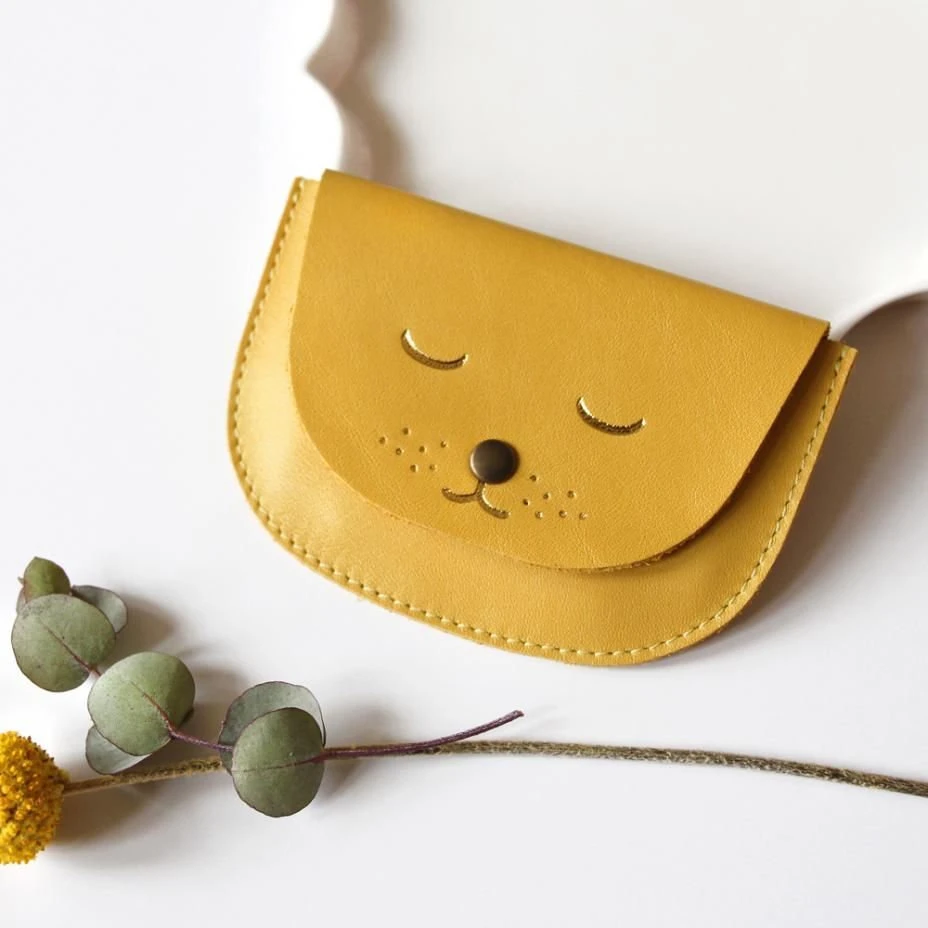 Porte-monnaie Chat - Barnabé Aime Le Café