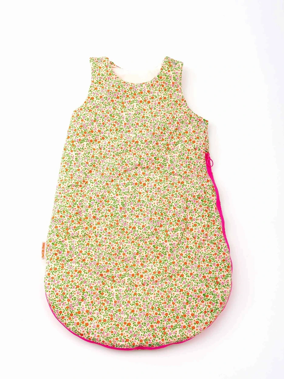 Gigoteuse Turbulette 6 - 12 Mois - Flower Power Rose Petit Pan – Image 2