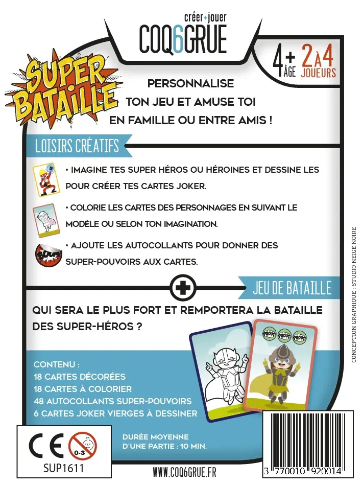 Jeu Super Bataille - Coq6grue – Image 2