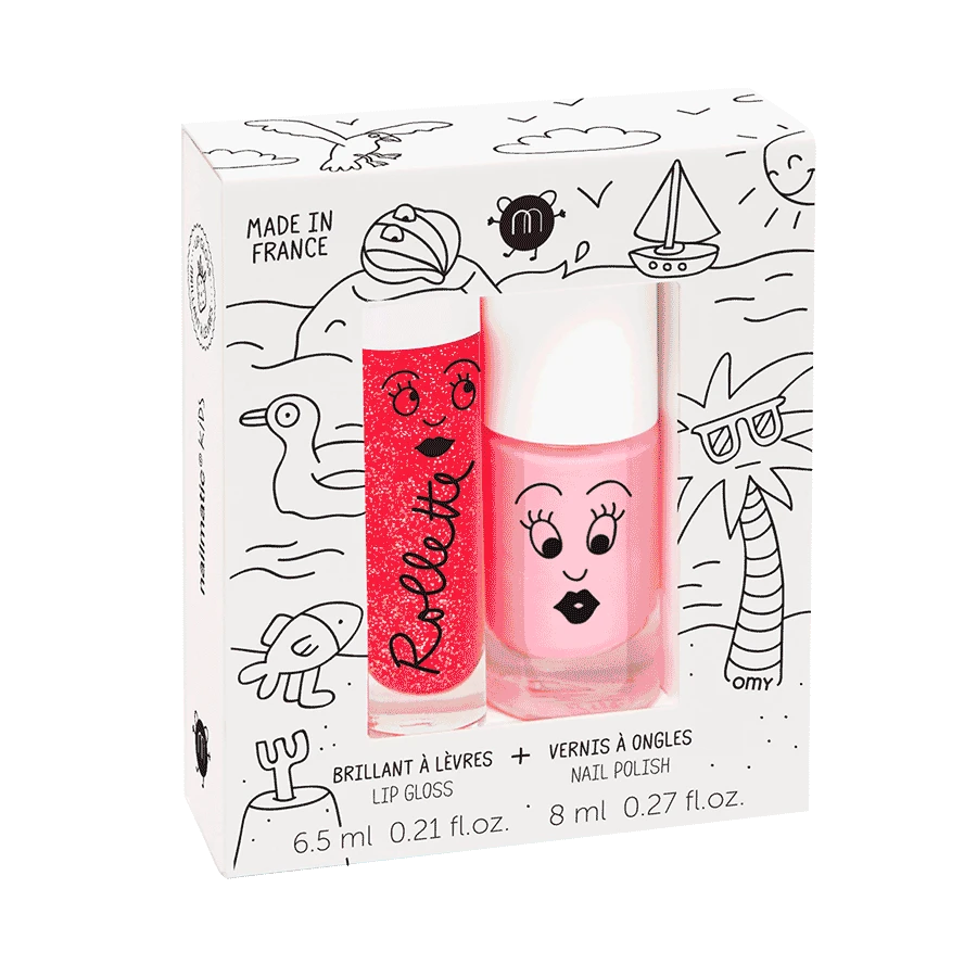 Coffret Vernis à L'eau+ Brillant à Lèvres Kids - Nailmatic – Image 3