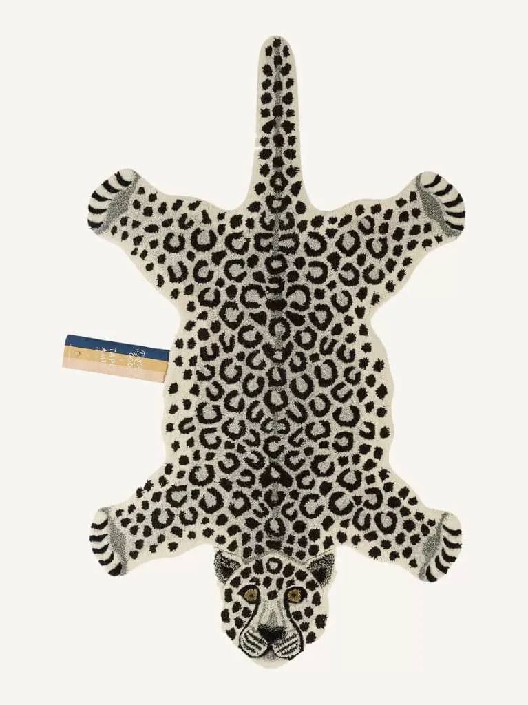 Tapis Léopard Des Neiges - Doing Goods