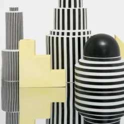 Vase Escalier Jaune - Romina Gris