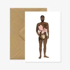 Carte Postale Naked Boy With A Plant - All The Ways To Say