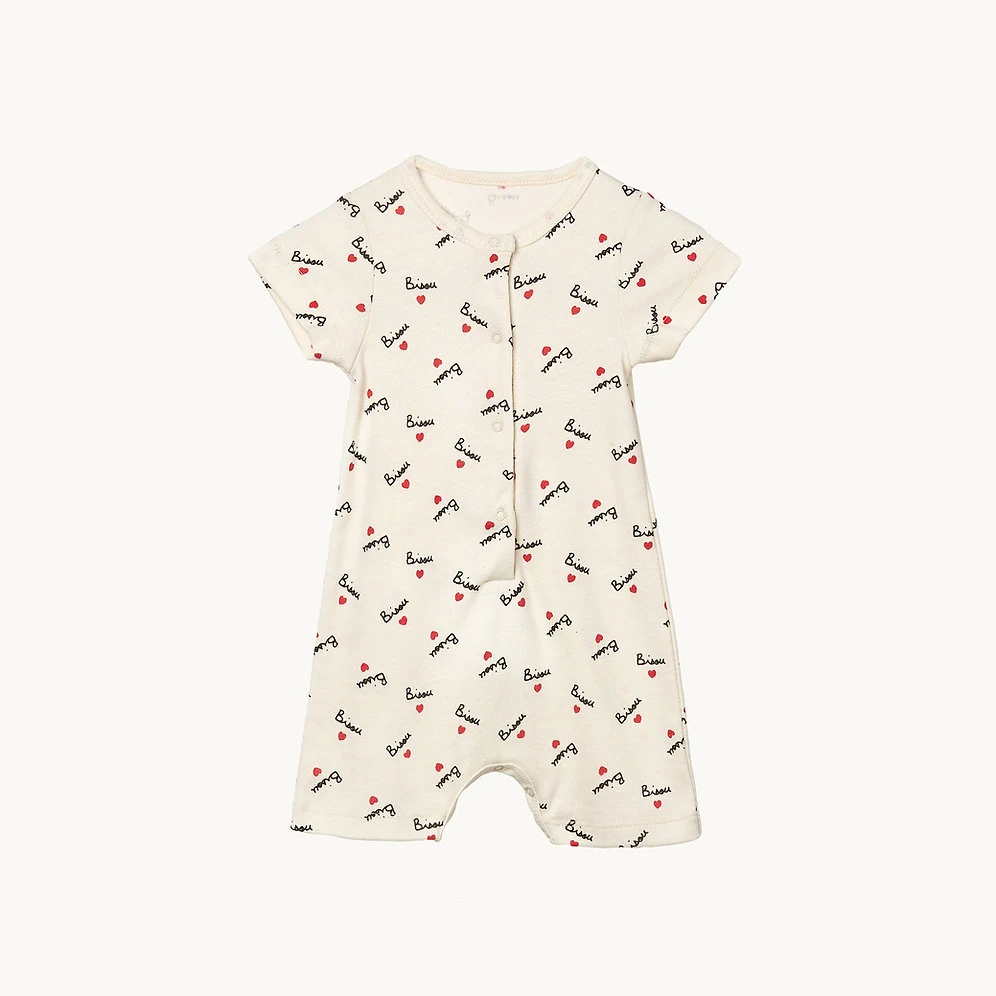 Combi Courte Bisou En Coton Bio - Mathilde Cabanas